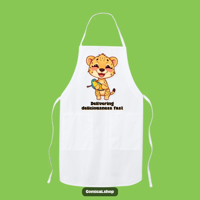 Funny Cheetah Apron: Chef Ready & Hilarious, Ideal Kitchen Funny Gift