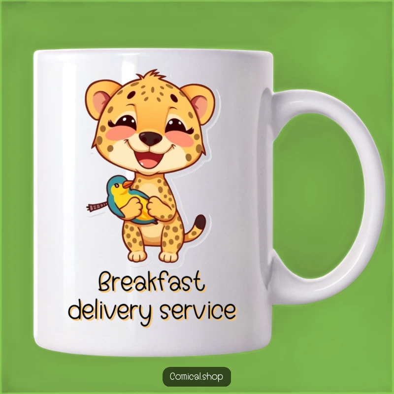 Funny Cheetah Bird Mug: A Hilarious Wildlife Gift for Animal Lovers