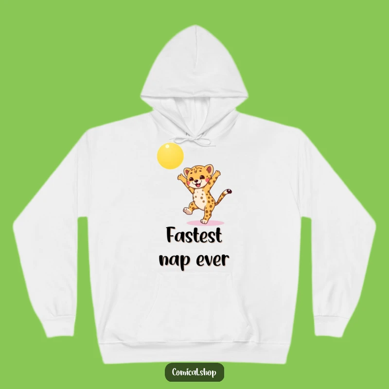 Funny Cheetah Cub Hoodie: Cozy Up with This Hilarious Cartwheeling Design