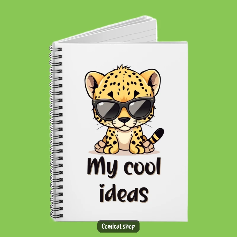 Funny Cheetah Cub Notebook: Jot Down Ideas with Cool Cub Flair